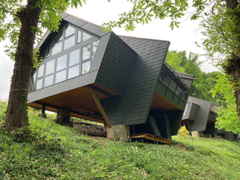 casa in legno vigatec Lugano Ticino